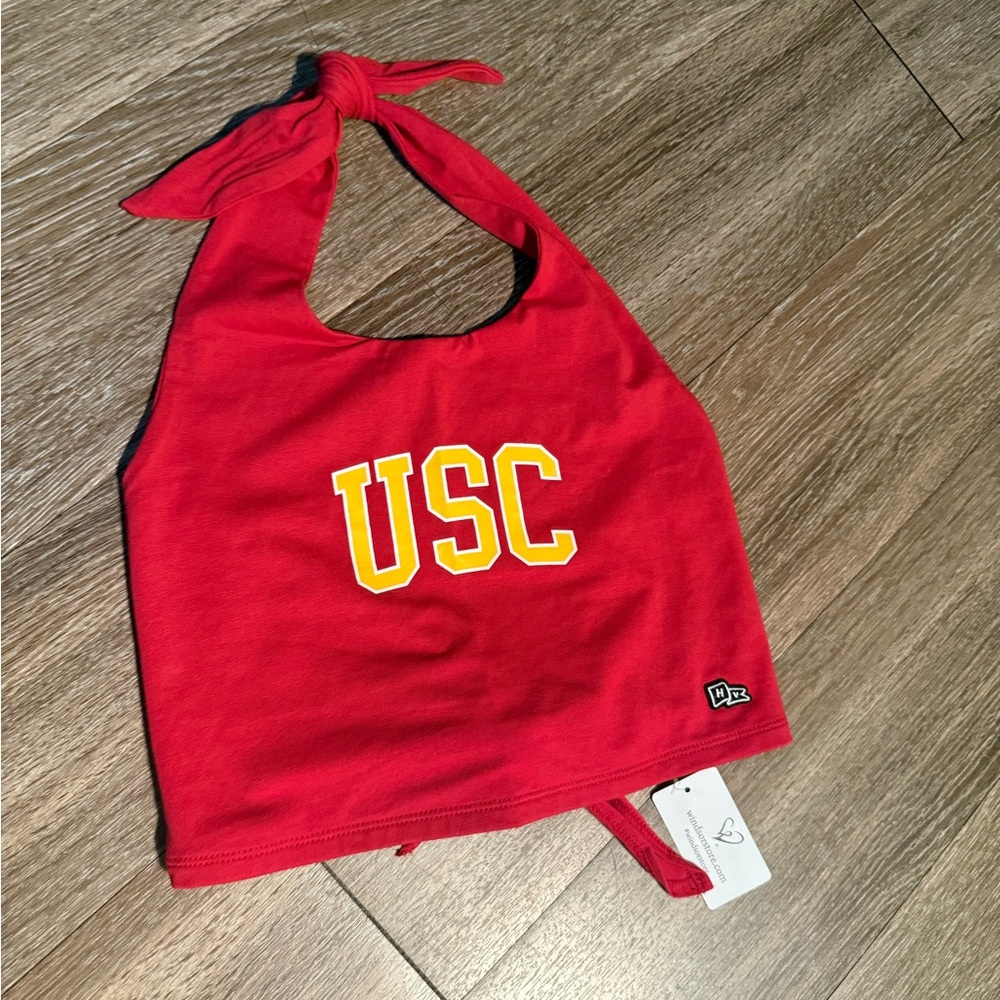USC Red Halter Crop Top – Windsor Store – Game Day Tailgate Top